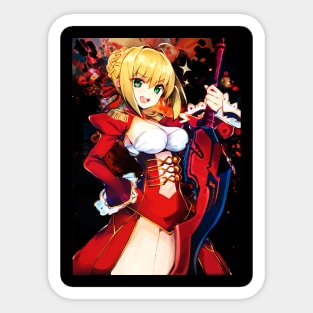 Red saber Sticker